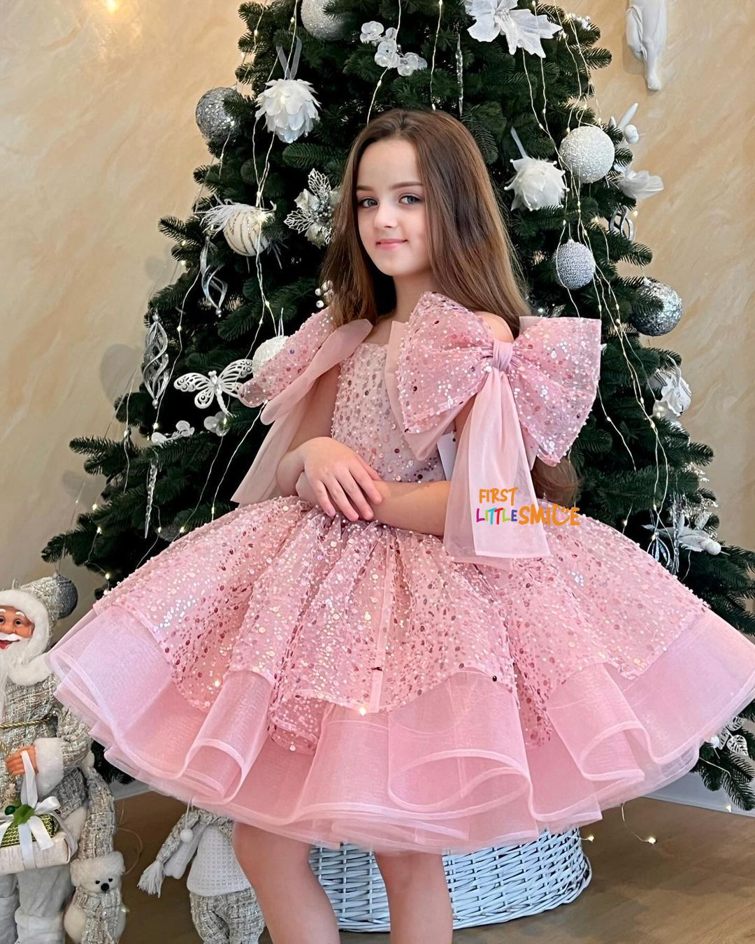 Beaded Fluffy Birthday Party Dress