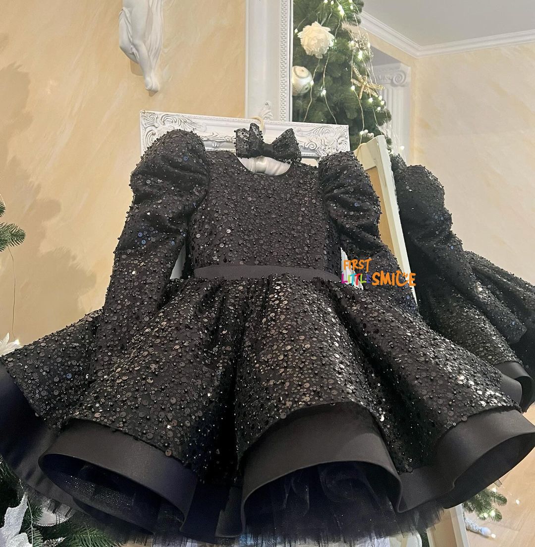 Beaded Fluffy Birthday Party Dress