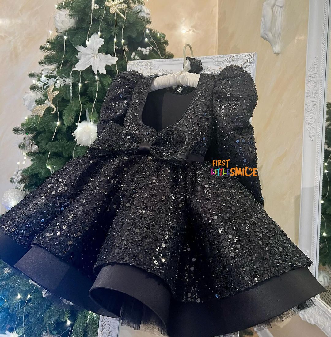 Beaded Fluffy Birthday Party Dress