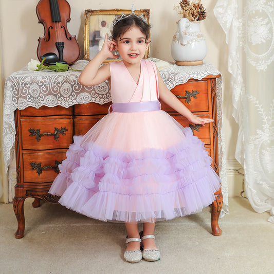 Beautiful Multi Frill Party Dress Frock